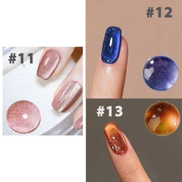 Free magnet / 1 5ml 2022 NEW Cat Eye Gel / Free shipping/ set / New color - Picture 6 of 8